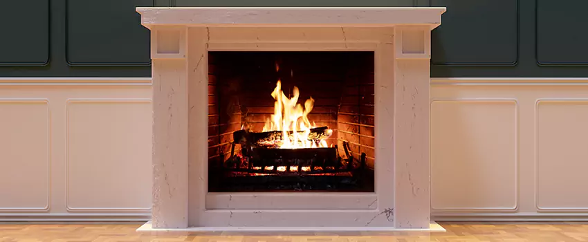 Decorative Electric Fireplace Installation in Hacienda Heights, California