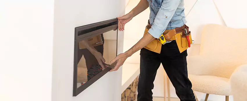 Metal Fireplace Installation in Hacienda Heights, California