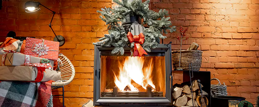 Travis Industries Linear Gas Fireplace Installation in Hacienda Heights, California
